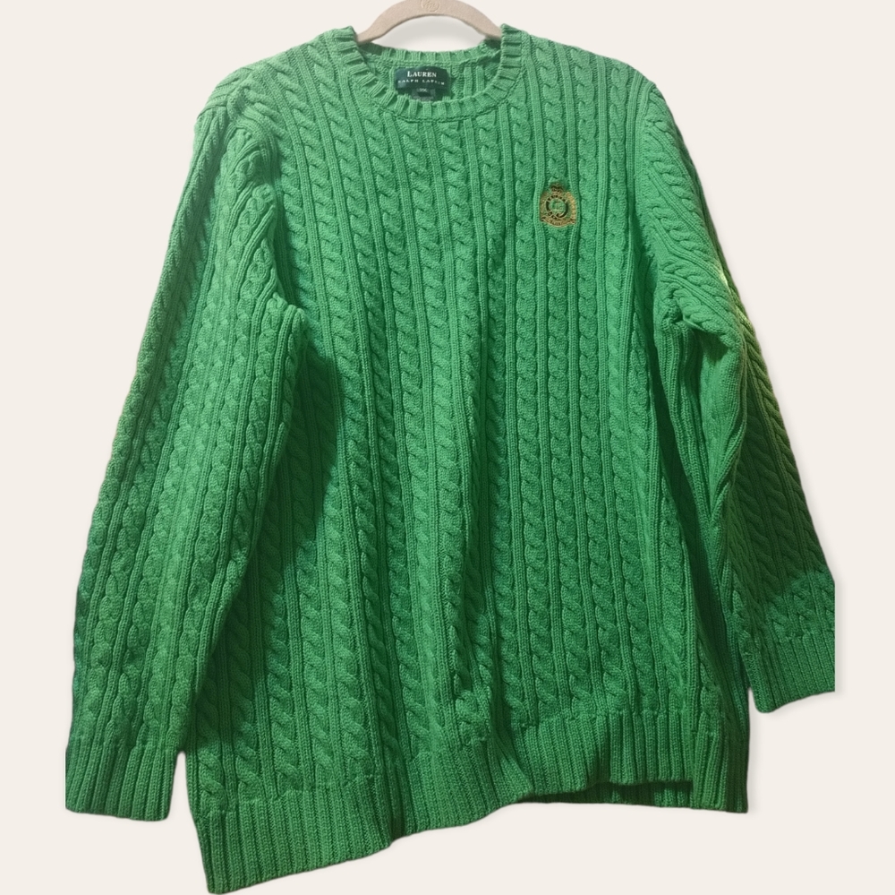 Lauren Ralph Lauren Cable Crest Sweater - Picture 1 of 6